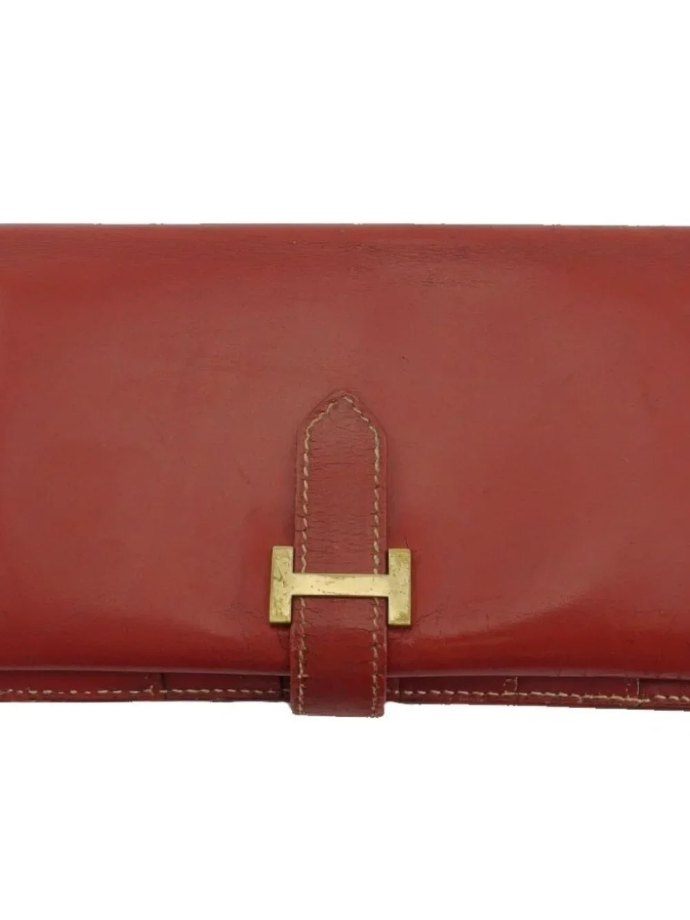 HERMES Purse Black x Gold Women Authentic secondhand - Picture 12 of 15